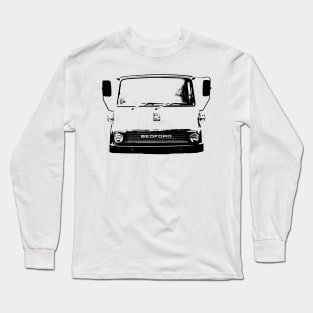 Bedford TK 1960s-1980s classic heavy lorry monoblock black Long Sleeve T-Shirt